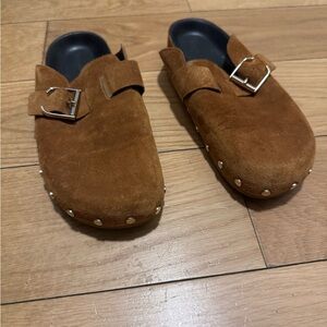Veronica Beard Suede Mule/Clogs Stud